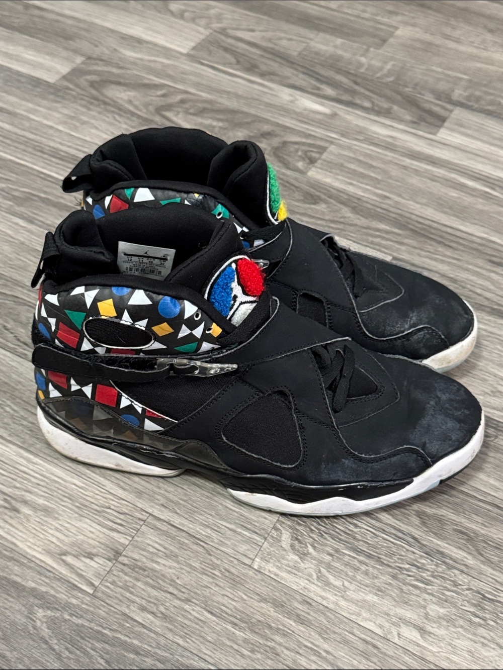 Air Jordan 8 Quai 54 sneakers men’s sz 12, as is